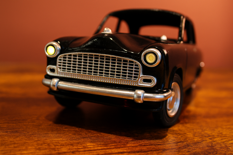 Vintage Ambassador Car Miniature – Hand-Painted Collectible Model