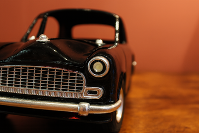 Vintage Ambassador Car Miniature – Hand-Painted Collectible Model
