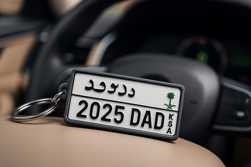 Personalized Car Plate Keychain
