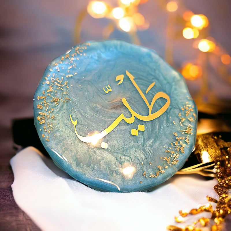 Resin Coaster Ocean Blue
