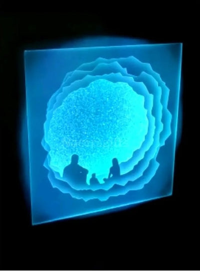 Stargaze Silhouette Shadow Box – LED Paper Art Frame